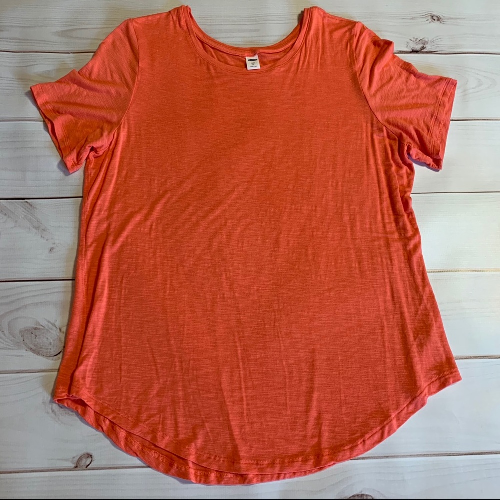 Old navy women’s XL luxe coral slub knit tee